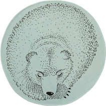 Bloomingville, Bomullsmatta, Sovande Björn, 80 cm, Mint