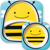 Skip Hop, Zoo Tallrikar, 2-pack, Bi
