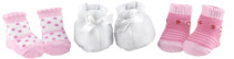 Dollsworld, Strumpor till docka, 2 par rosa & 1 par vita