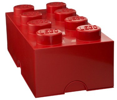 LEGO, Förvaring, 8 Röd