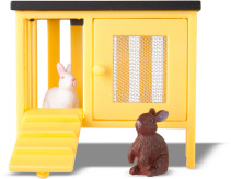 Lundby Småland, 2 Kaniner & bur