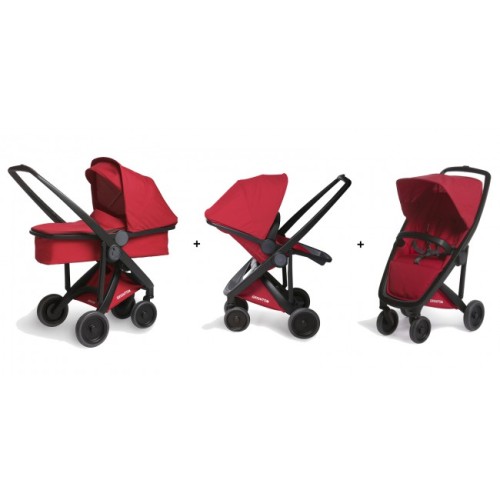 Greentom, Upp, Duovagn & Sulky, Black/Red
