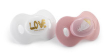 Elodie Details, Napp, Feather LOVE, White/Pink