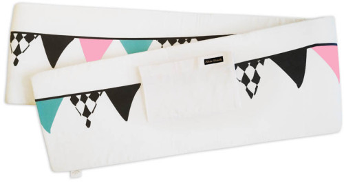 Elodie Details, Spjälsängsskydd, Graphic Flags 360 cm