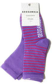 Geggamoja, Strumpor, 2-pack, Lila