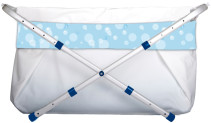 BiBaBath, Flexi, 70-90 cm, Blå bubblor