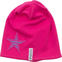 Geggamoja, Mössa m. fleecefoder, Star Cap, Cerise