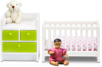 Lundby Småland, Spjälsäng & Skötbord