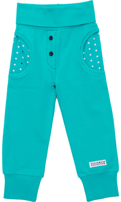 Geggamoja, Byxor, Turquoise/White