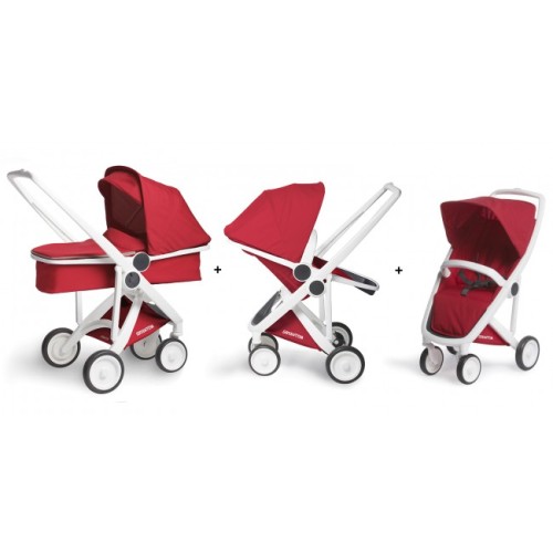 Greentom, Upp, Duovagn & Sulky, White/Red