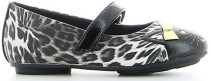 SPROX, Ballerinaskor, White/Black/Gold