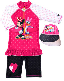 Swimpy, UV-dräkt+hatt, Minnie Mouse