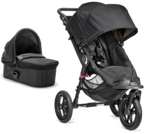 Baby Jogger, Sittvagn, City Elite Single, Black inkl. Pram Deluxe, Paket