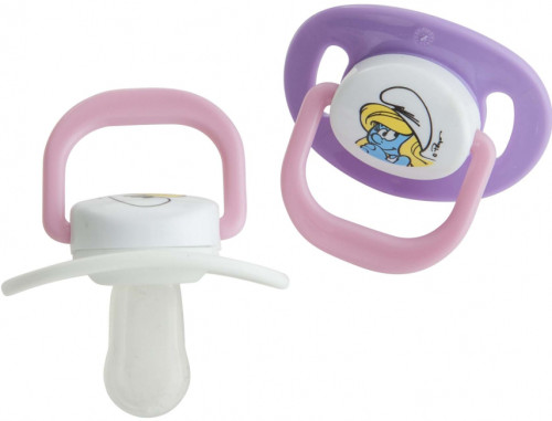 Rätt Start, Anatomisk napp, 0-6 mån, 2-pack, Smurfette
