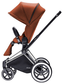 Cybex Priam 2016, Sittvagn, Svart chassi/All Terrain, Autumn Gold, Paket