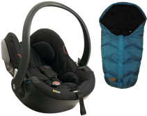 BeSafe, Babyskydd, iZi Go X1, 0-13 kg, Black Cab + Voksi, Åkpåse, Move, Paket