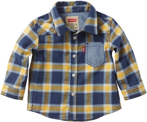 Levi’s, Rutig skjorta, Dark Blue