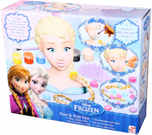 Disney Frozen, Elsa Paint and Style Head