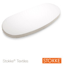 Stokke Sleepi, Formsytt stretchlakan, 165 cm, White