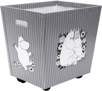 Mumin, Förvaringsbox på hjul, grå