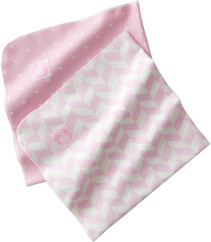 Kids Concept, Barnkammaren, Snuttefilt, 2-pack, Rosa