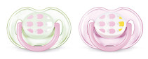 Philips Avent, Napp, Mode, 0-6 mån, 2-pack, Grön/Rosa