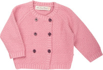 Minymo, Dubbelknäppt cardigan, Rose