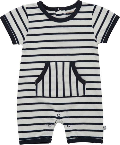Minymo, Kortärmad body, Frida, Dark Blue