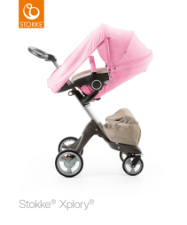 Stokke Stroller, Textil till sittdel, Summer Kit, Peony Pink