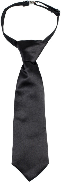 Cadeau, Färdigknuten slips, Strl 104, Svart