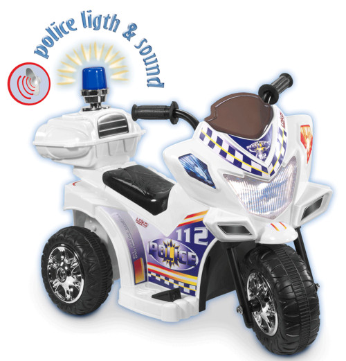 Loko Tri Bike, Polismotorcykel med ljud och ljus