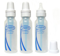 Dr.Brown, Nappflaska, Standard, 250 ml, PP (BPA-fri), 3-pack