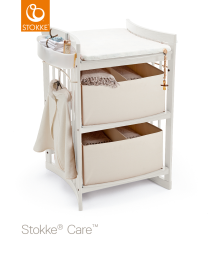 Stokke Care skötbord och skrivbord, White, Paket