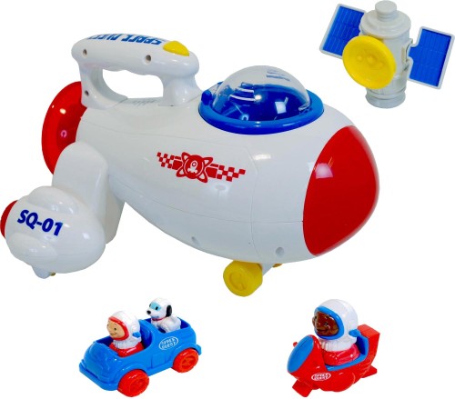 Rymdskepp med ljud & ljus, 31 cm