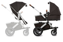 Joolz Geo 2015, Mono, Singelvagn, Hippo Anthracite, Paket