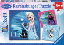 Disney Frozen, Pussel, 3×49 bitar