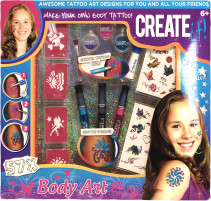 Tatueringsset, Glitter, 41 delar
