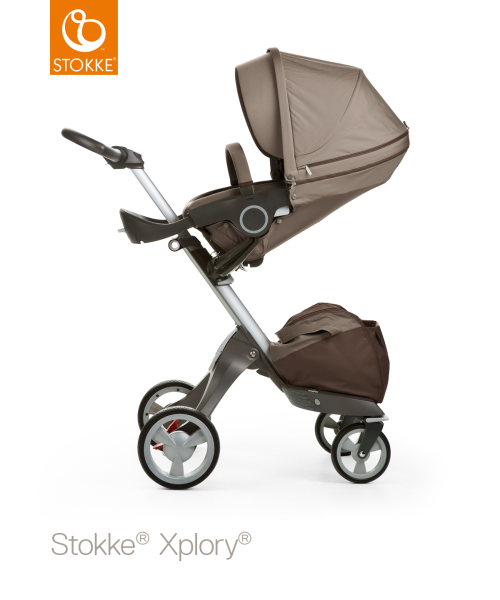 Stokke Xplory, Sittvagn, Brown inkl. Summer Kit, Sandy Beige, Paket